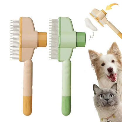 DivineFur Self-Cleaning Pet Hair and Flea Removal Comb