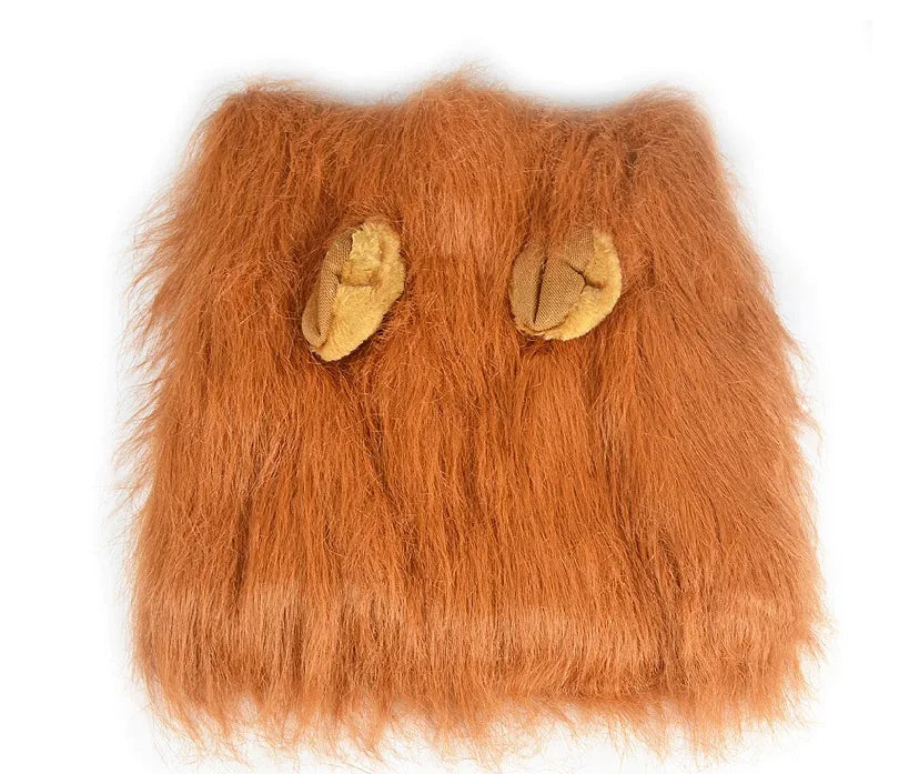 DivineFur- Fun Pet Wig - Lion Head Costume for Dogs