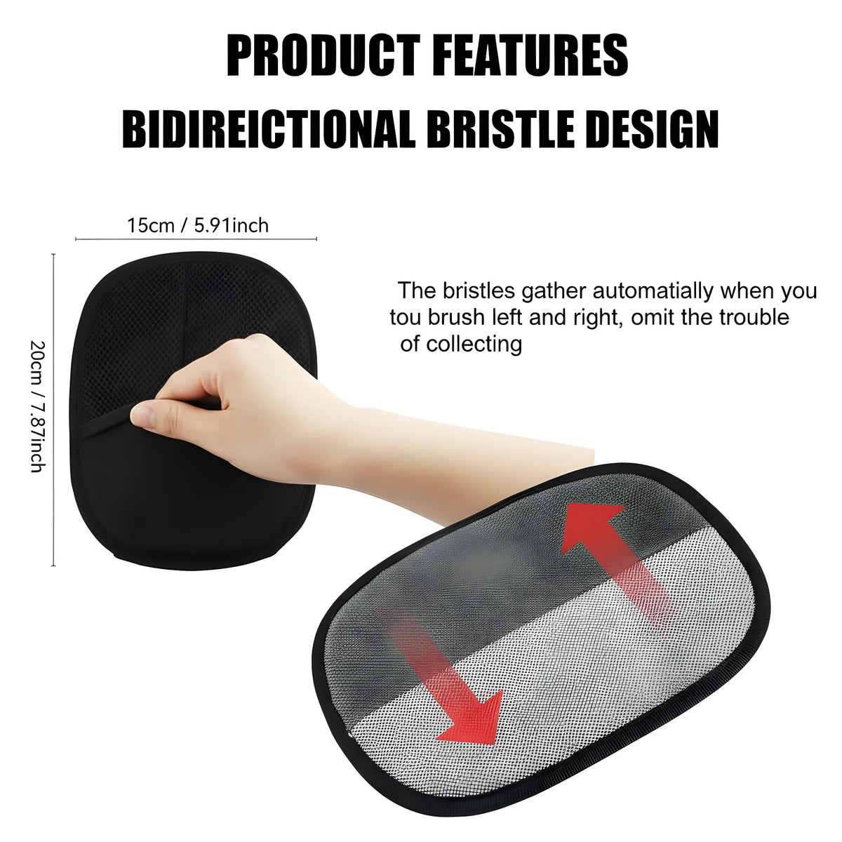 DivineFur- Premium Electrostatic Pet Hair Removal Gloves