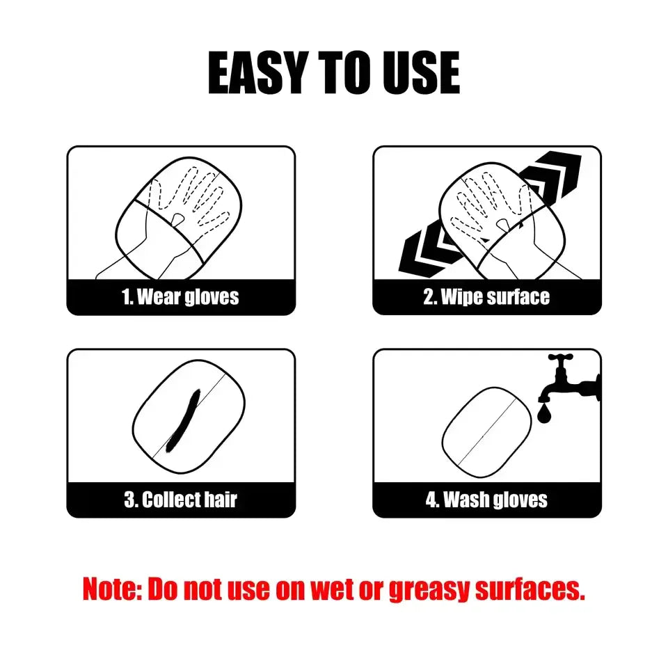 DivineFur- Premium Electrostatic Pet Hair Removal Gloves