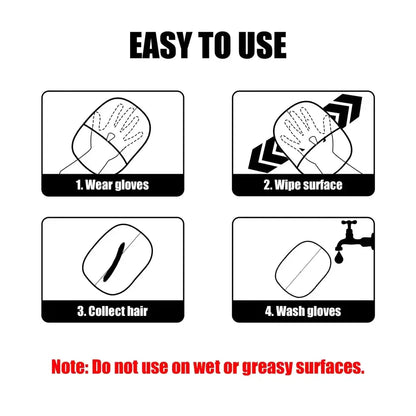 DivineFur- Premium Electrostatic Pet Hair Removal Gloves